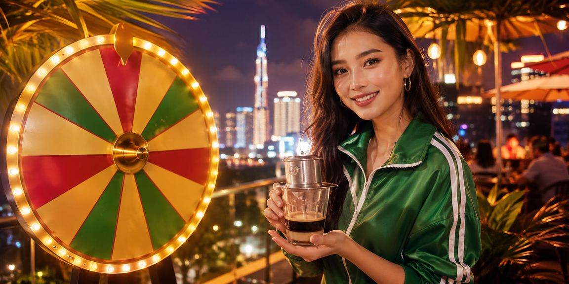 Người dùng TP.HCM thư giãn với cà phê và theo dõi kết quả cá cược thể thao trên điện thoại