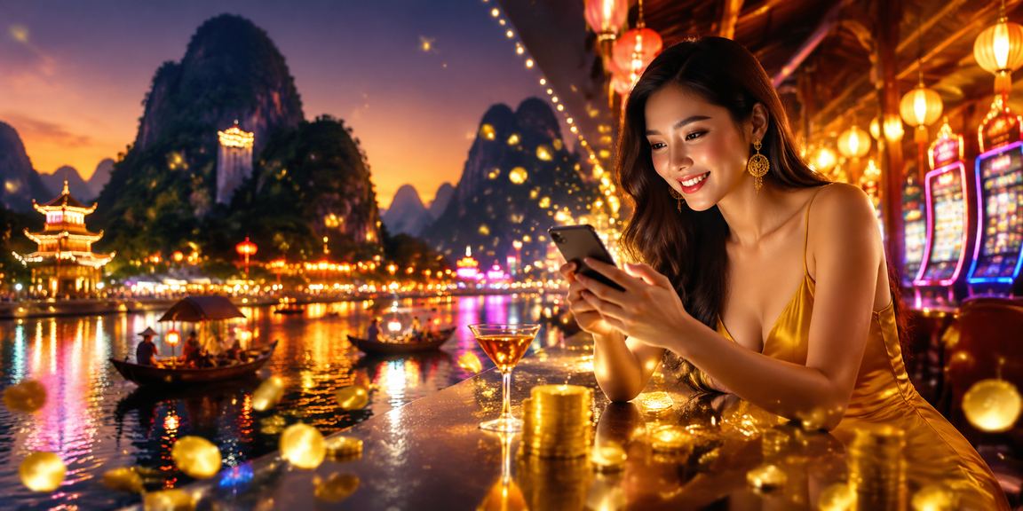 Người dùng mobile trải nghiệm casino trực tuyến tại chợ đêm Ninh Bình