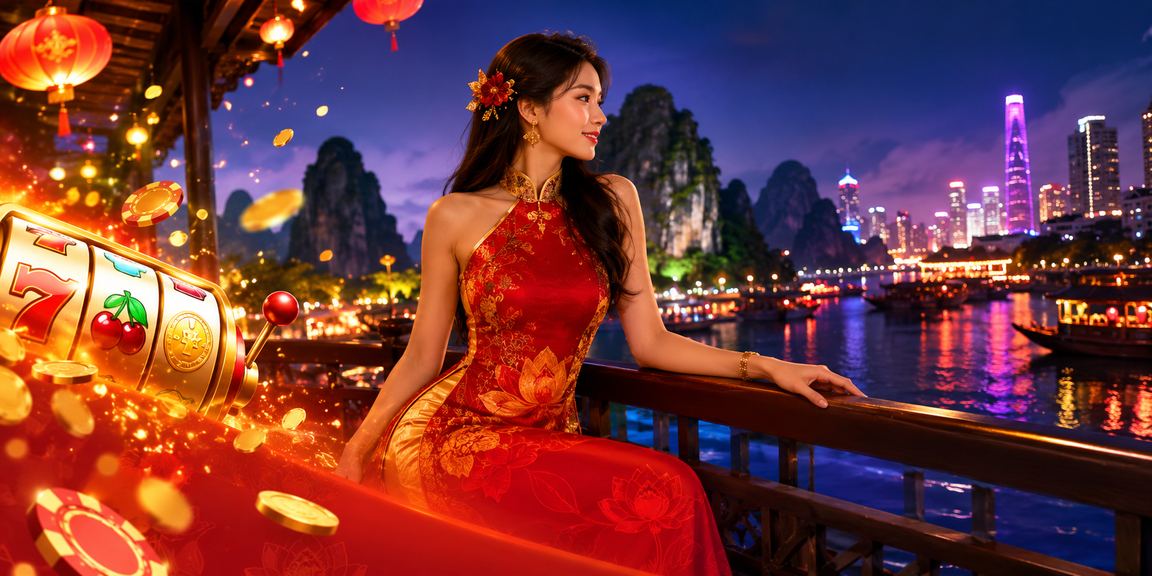 Lễ hội slot game tại Ninh Bình với màn hình đèn LED rực rỡ về đêm