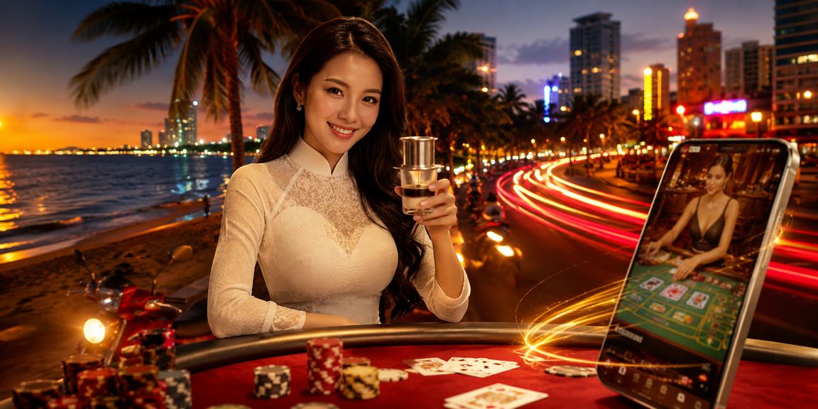 Bàn Baccarat trực tiếp với dealer chuyên nghiệp tại Vũng Tàu